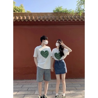 Áo phông đôi Trái tim xanh Neocouple