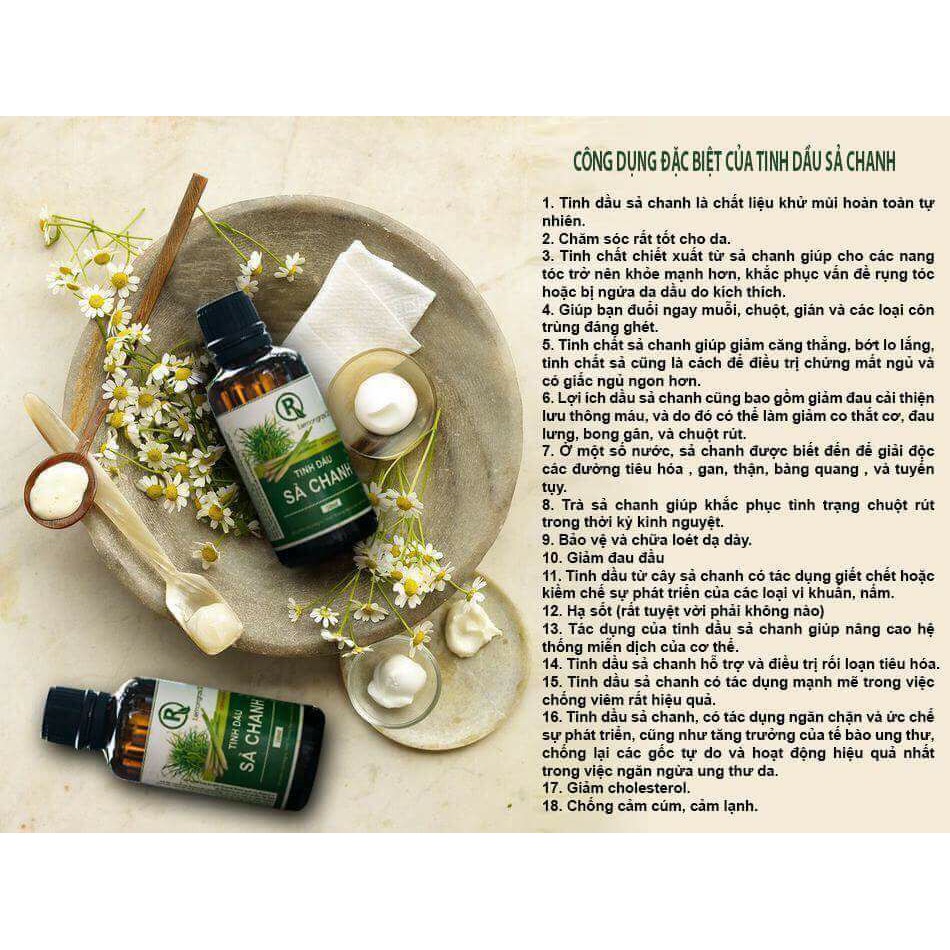 TINH DẦU SẢ CHANH 100ML