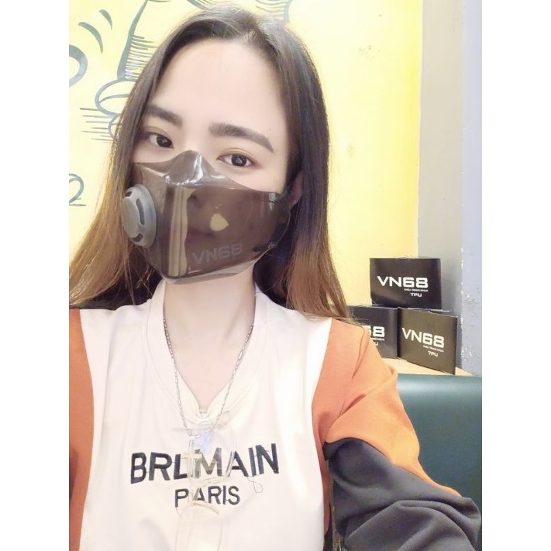 Khẩu Trang VN68,Khẩu trang [trong suốt,cam,trắng,đen,khói],Khẩu trang 3D,sữ dụng nhiều lần ,hot nhất hiện nay | BigBuy360 - bigbuy360.vn