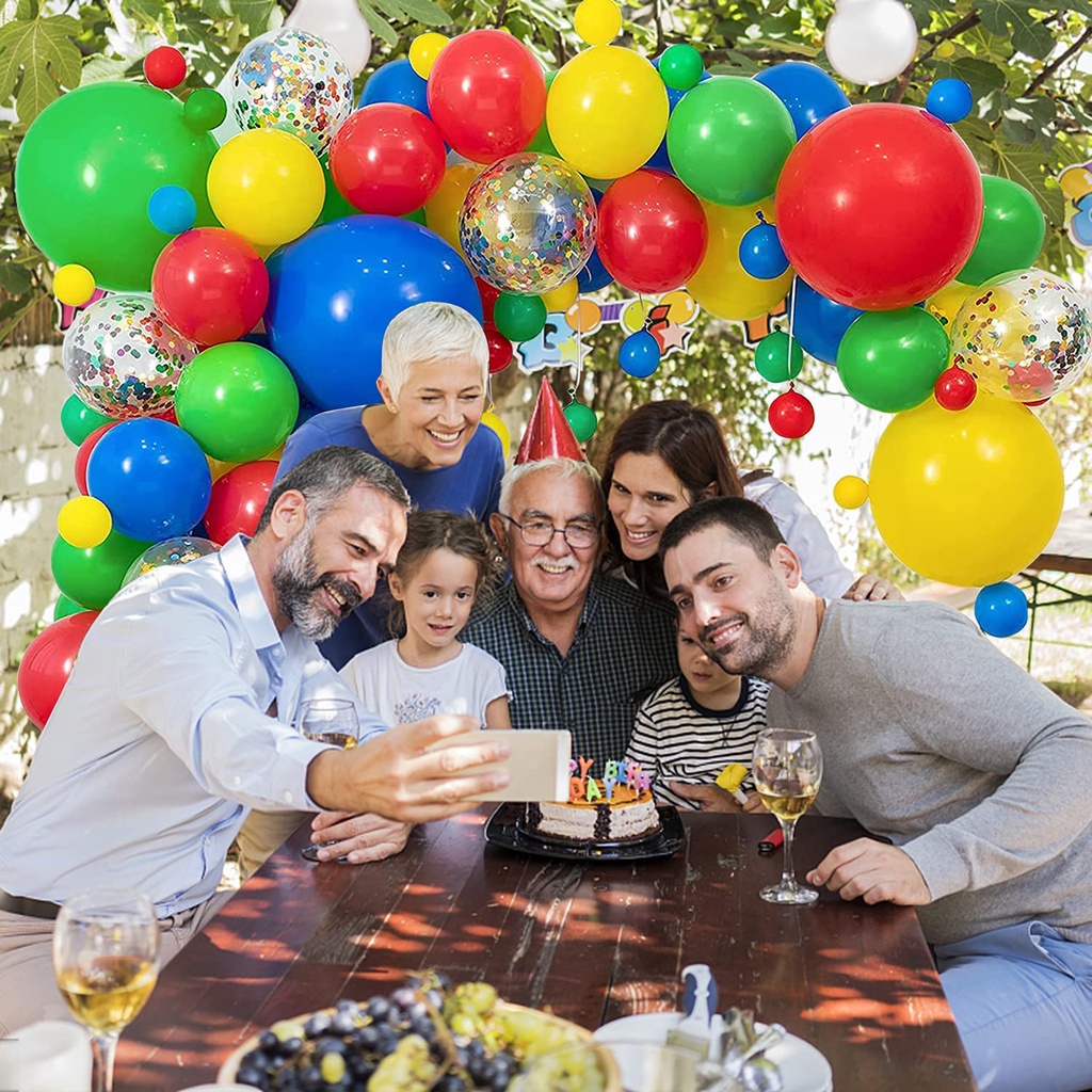 Set 100 Bong Bóng Cao Su Dày 10/12 Inch Trang Trí Sự Kiện