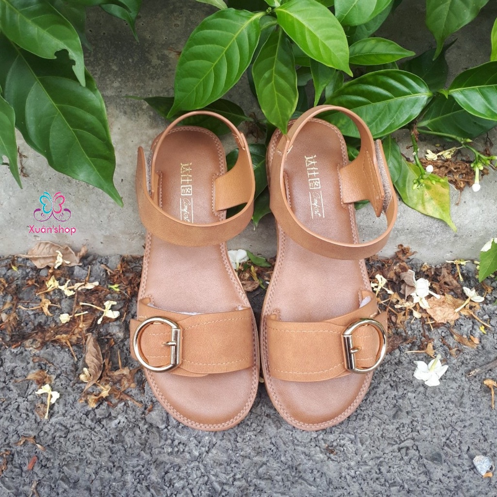Sandal Dusto quai dán tiện lợi, đế bằng cao 2cm (size 36-230)