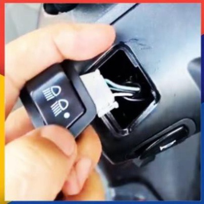 Công Tắc Tắt Đèn Cho Xe Honda Vision 2021, Wave 2021, RSX, Lead ( Chân Đồng Loại 1) Ảnh thật Sp