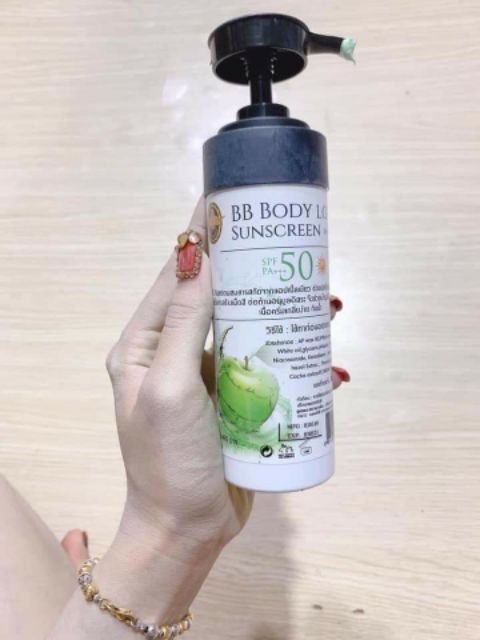 DƯỠNG TRẮNG MAKE UP BB BODY LOTION SUNSCREEN