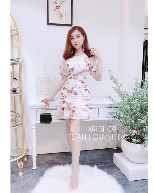 Đầm hoa - Thanh lý rẻ 100K