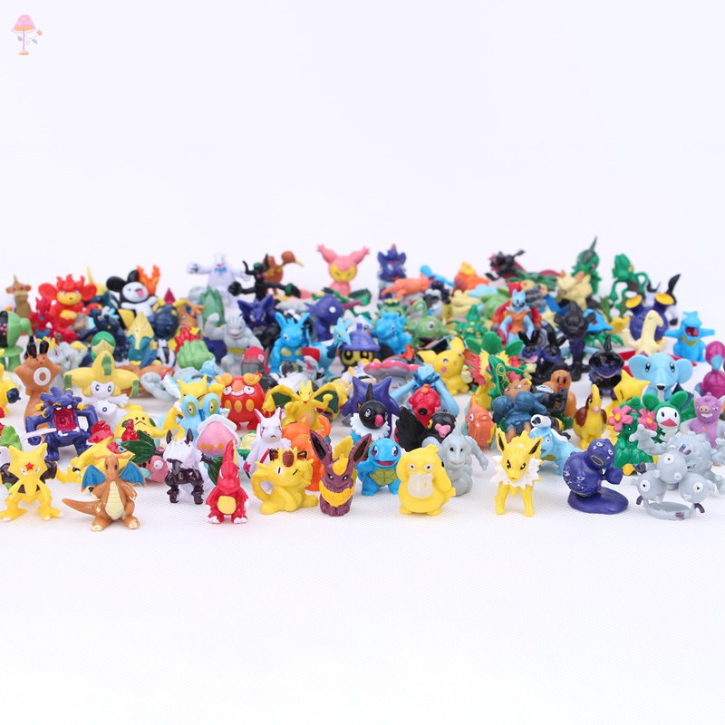 VN Set 144 Mô Hình Pokemon Bằng Nhựa Dùng Để Trang Trí