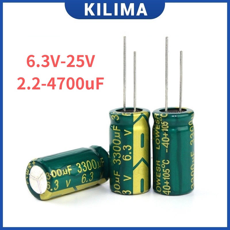 Set 100 Tụ Điện 6.3V 10V 16V 25V ESR 48Values 100UF 220UF 330UF 470UF 680UF 1000UF 1500UF 2200UF 3300UF Chuyên Dụng