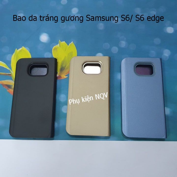 Samsung S6/S6 edge|| Bao Da Clear View Standing Samsung S6/S6 edge - Pk NQV