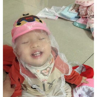 Mũ Kèm Khăn Voan Cho bé