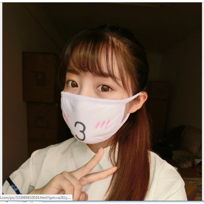 KHẨU TRANG VẢI HOẠT HÌNH TRẮNG ( NHIỀU MẪU ) kute mã HK272 | BigBuy360 - bigbuy360.vn