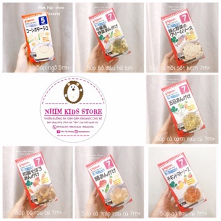 Bột súp Pigeon cho bé từ 5, 7 tháng