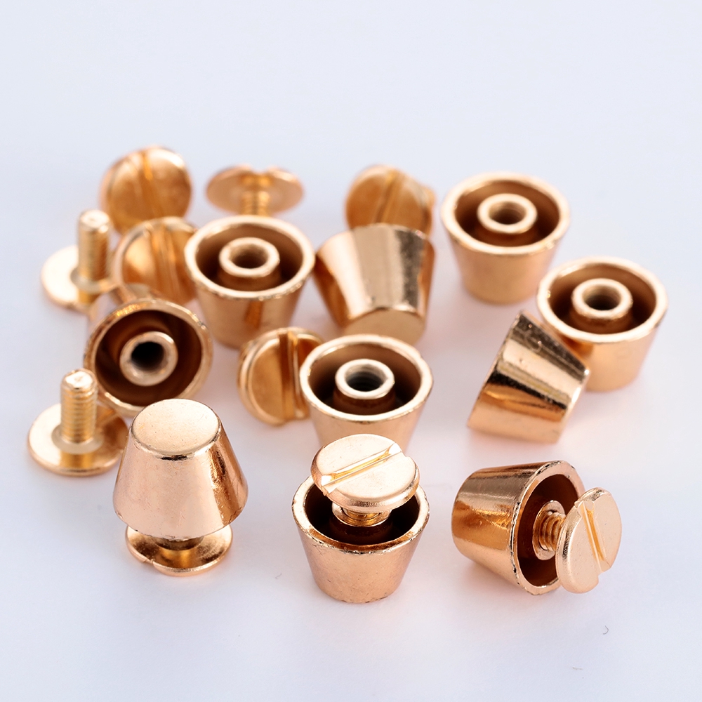 Bộ 10 Đinh Tán Kim Loại Cỡ 10/12mm Dùng Tự Trang Trí Túi Xách/Quần Áo