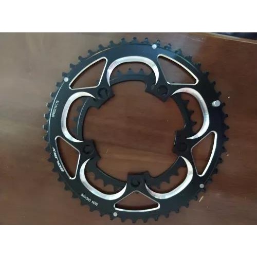 Dây Xích Đôi Bằng Hợp Kim Nhôm 110BCD 50t - 34t 9 10 11 Tốc Độ Cho Xe Đạp Gấp