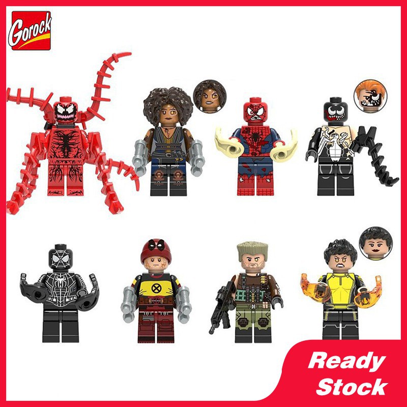Lego tương thích Avengers Iron Man Spiderman minifigures lắp ráp đồ chơi giáo dục