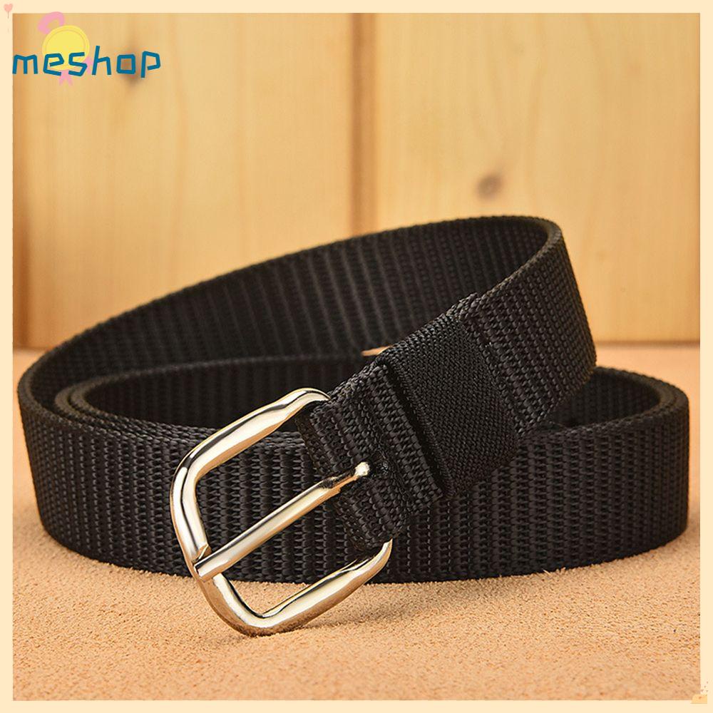 Thắt lưng vải khóa kim loại thời trang cho nam và nữ