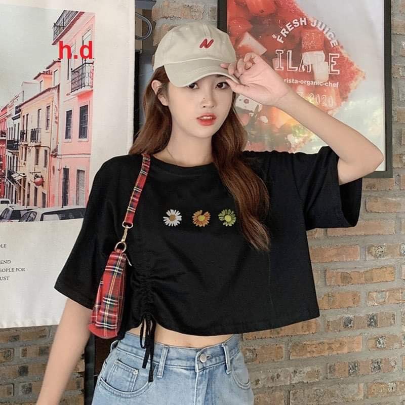 Áo crt dây rút 3 hoa HD26