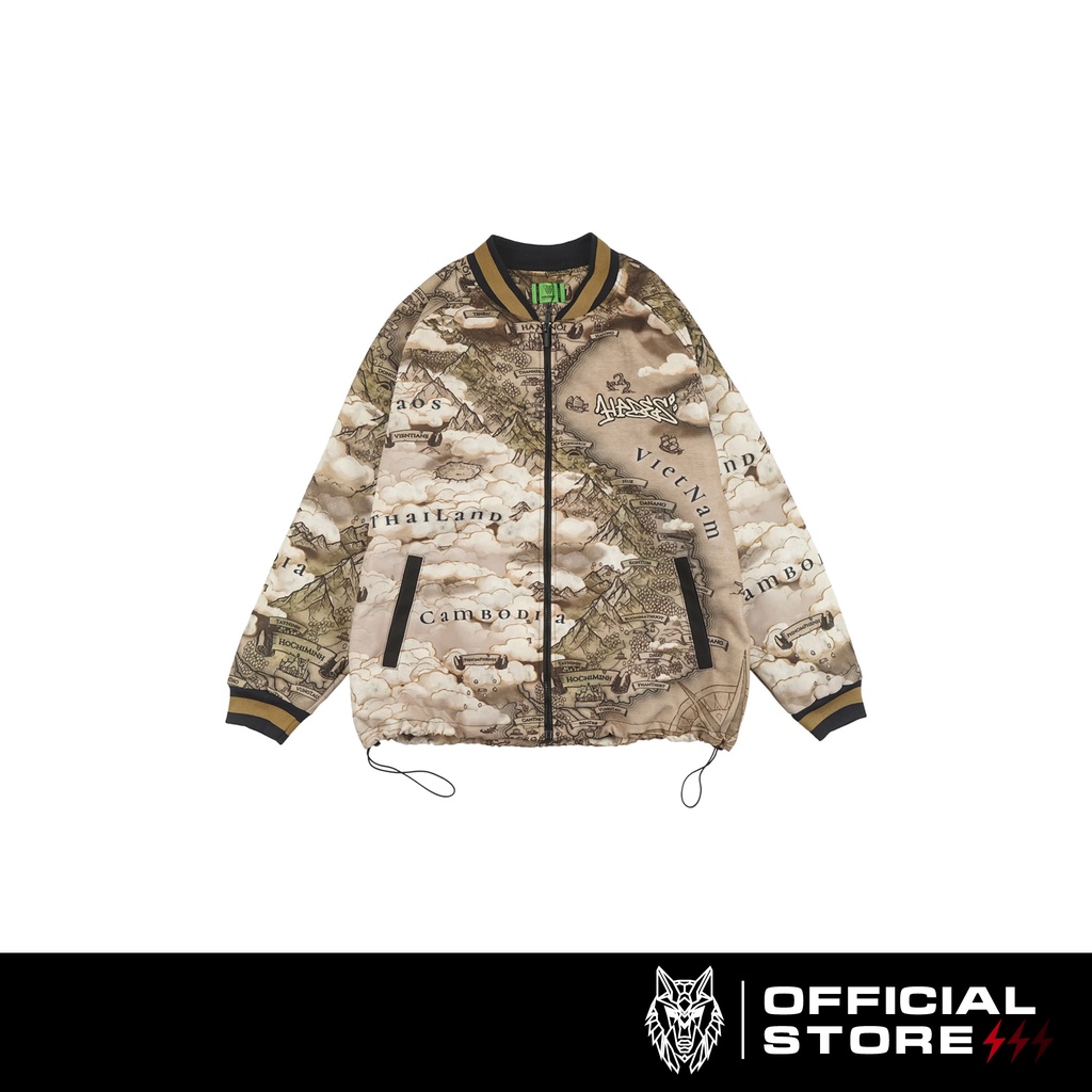 Áo Khoác Vải Dù 2 Lớp INDOCHINE BOMBER HADES Brand Chính Hãng