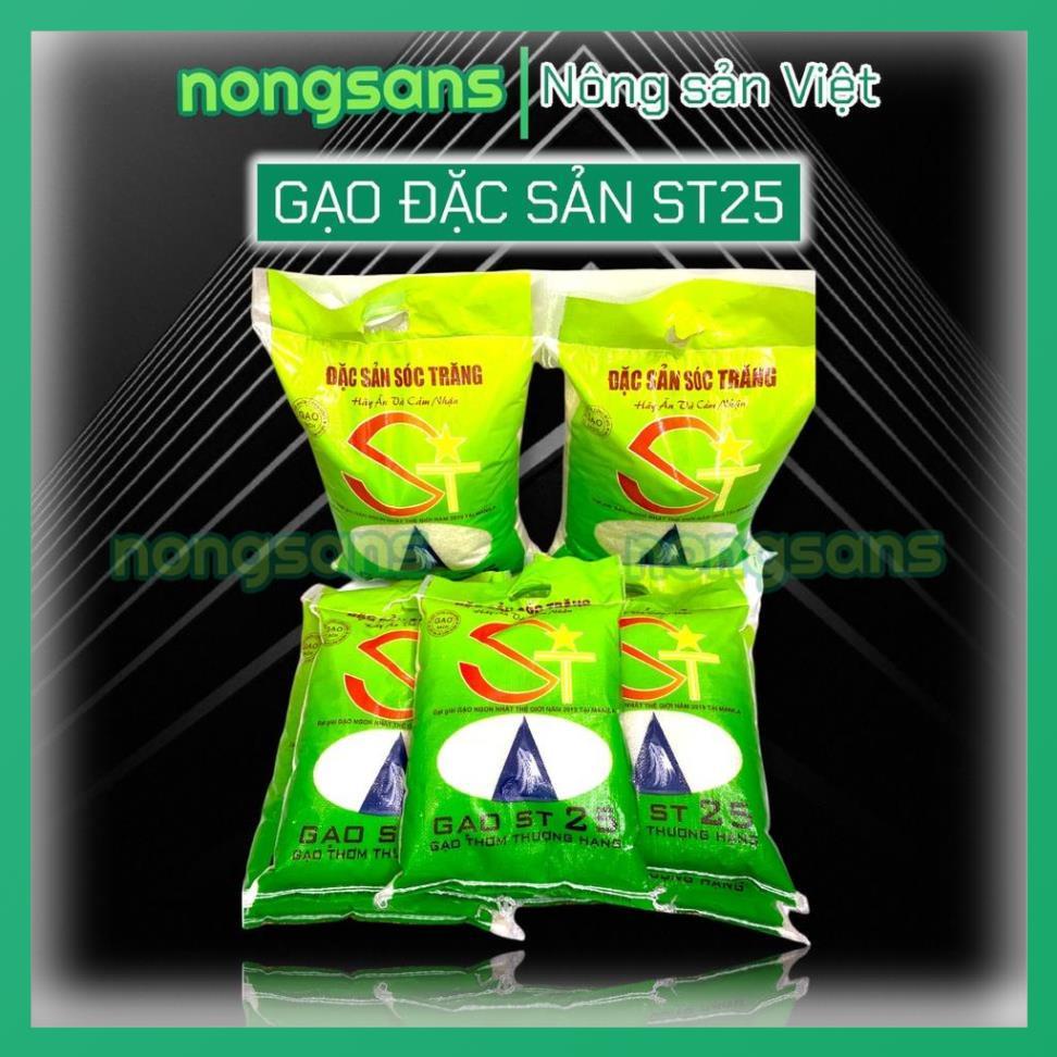 Gạo ST25 𝐂𝐎𝐌𝐁𝐎 𝟐 𝐁𝐀𝐎 𝟏𝟎𝐊𝐆 Đặc sản Sóc Trăng Gạo Ngon Nhất 2019