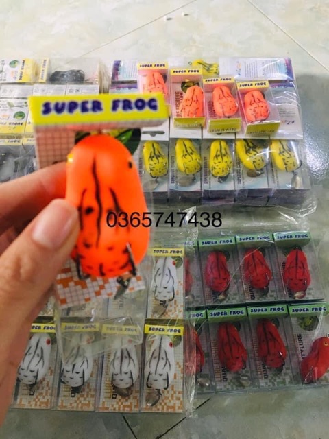 Mồi nhái câu lure cá lóc cực nhạy giá rẻ giật mình