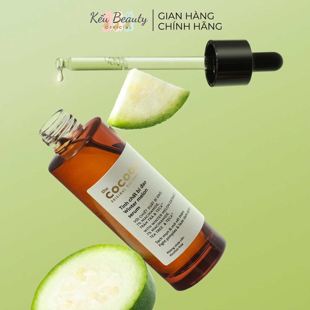 Serum bí đao Cocoon Winter Melon tinh chất dưỡng ẩm làm dịu da 70ml
