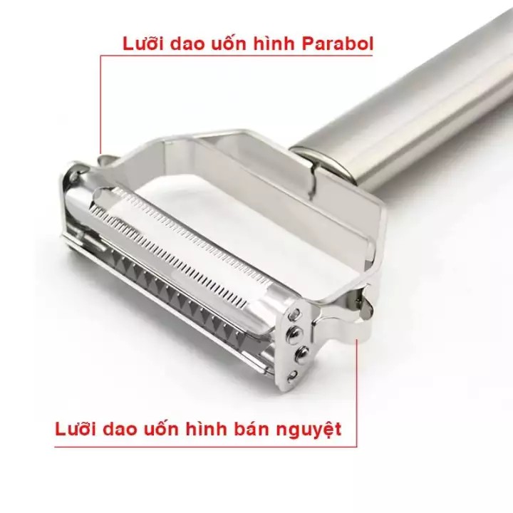 Đồ Nạo Rau Củ Quả Thái Sợi Gọt Vỏ Inox Loại Tốt