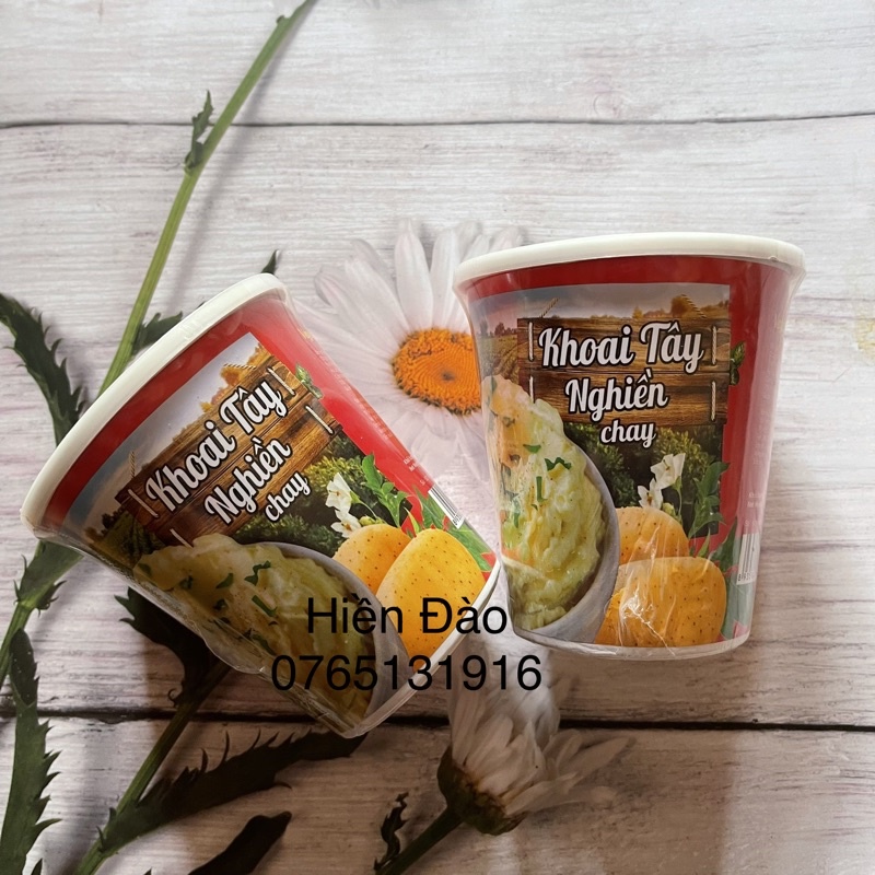 2 Ly Khoai Tây Nghiền Chay