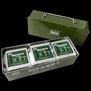Lương khô quân đội hộp sắt (loại hộp 1,2kg, 6 phong/hộp)