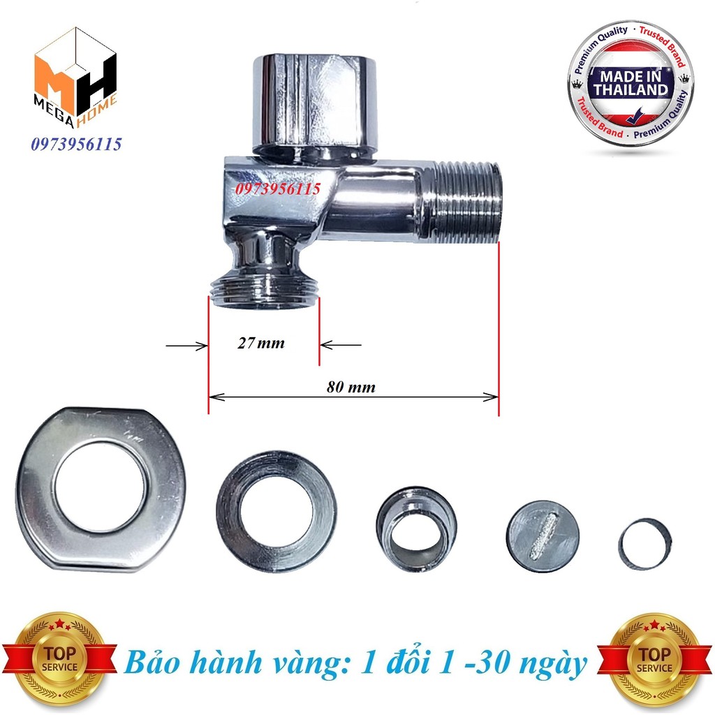 Vòi nước inox 304, chuyên dụng cho máy giặt, máy rửa bát