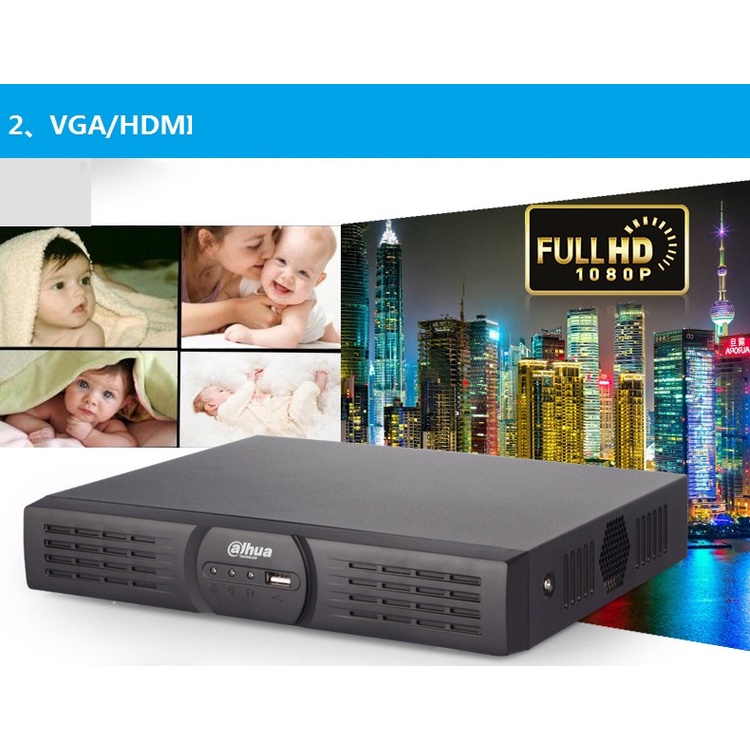 Đầu Ghi Hình Dahua IP 4 Kênh NVR1104HS 2.0MP 1080P