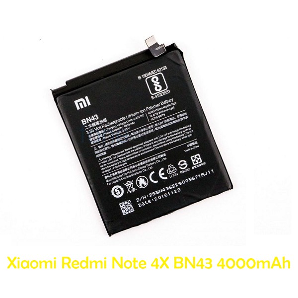 PIN điện thoại XIAOMI REDMI NOTE 4X (BN43),Dung Lượng 4000mAh