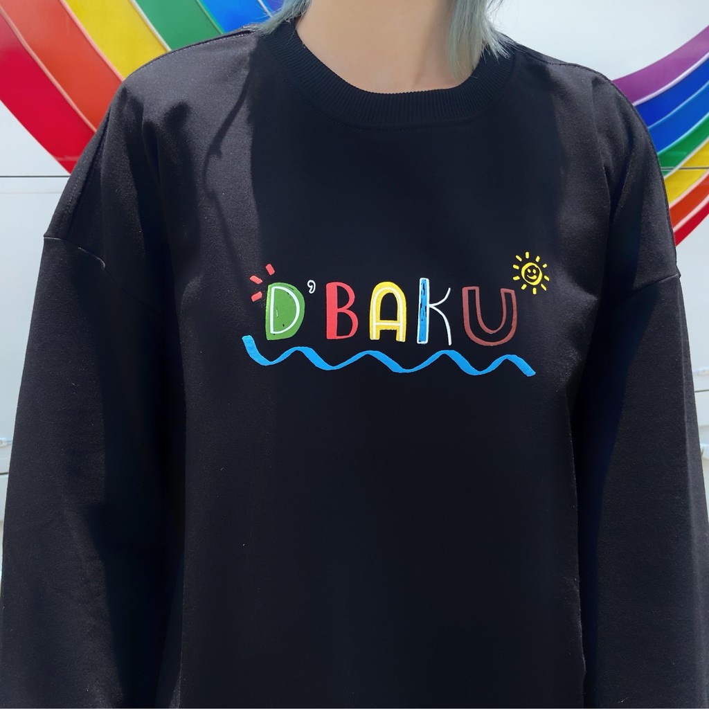 Áo Sweatshirt nỉ tay dài What A Good Day (Tặng kèm túi Tote)