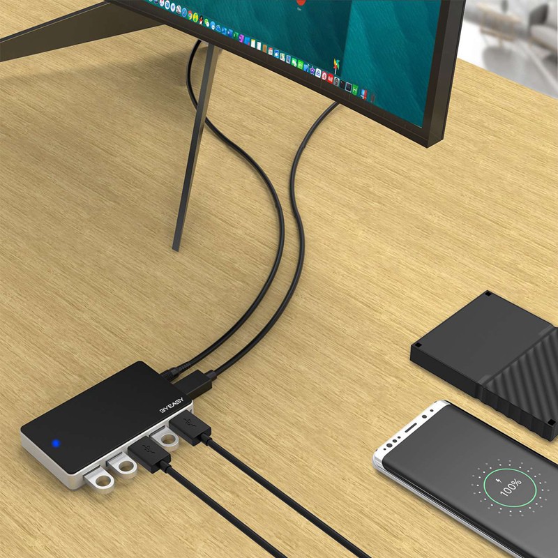 Bộ Chia 7 Cổng Usb 3.0 Byeasy Uh-74 | BigBuy360 - bigbuy360.vn