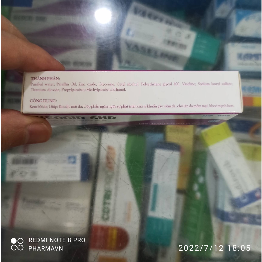 Kem bôi da Kẽm Oxyd 10%
