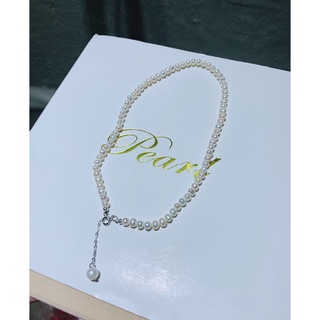 Chocker trai nhí khoá BẠC tua bạc