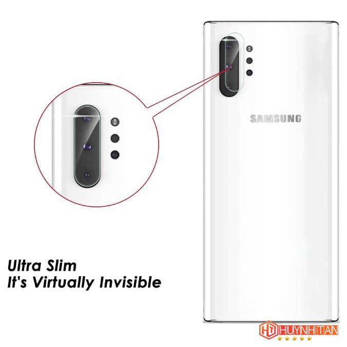 Kính cường lực Camera Samsung Note 10 , Note 10 Plus bảo vệ cực tốt, trong suốt, bảo vệ camera sau chống trày xướt