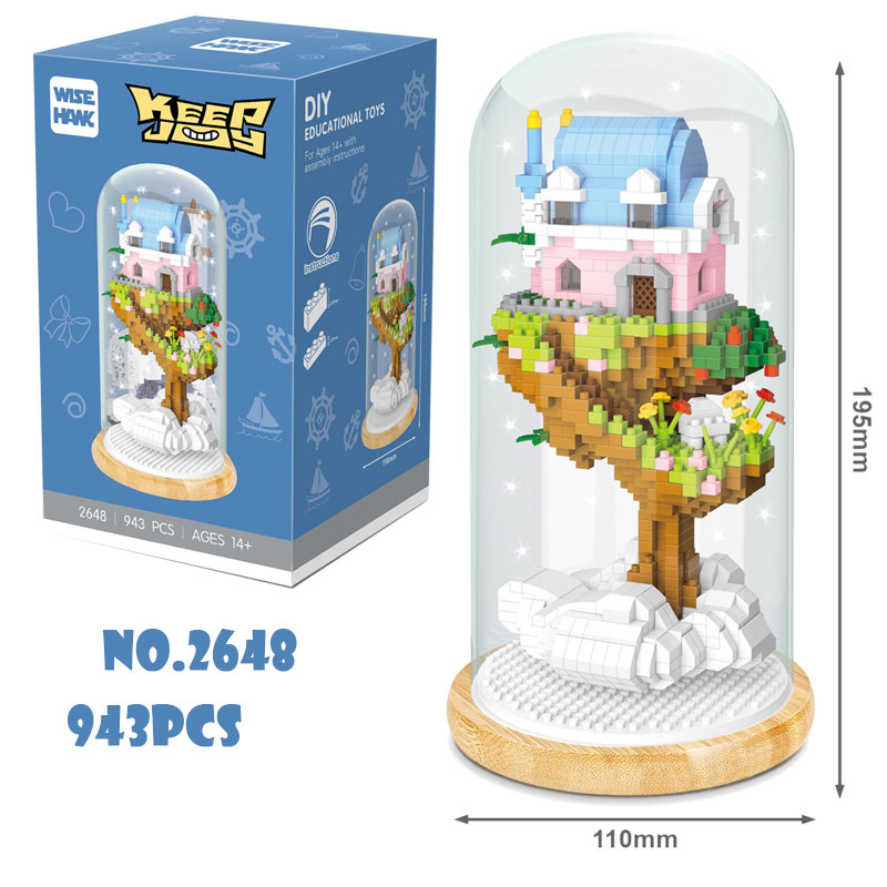 Đồ Chơi Lắp Ráp Mô Hình Nhà Du Hành Vũ Trụ Vui Nhộn Luyện Trí Não Cho Bé