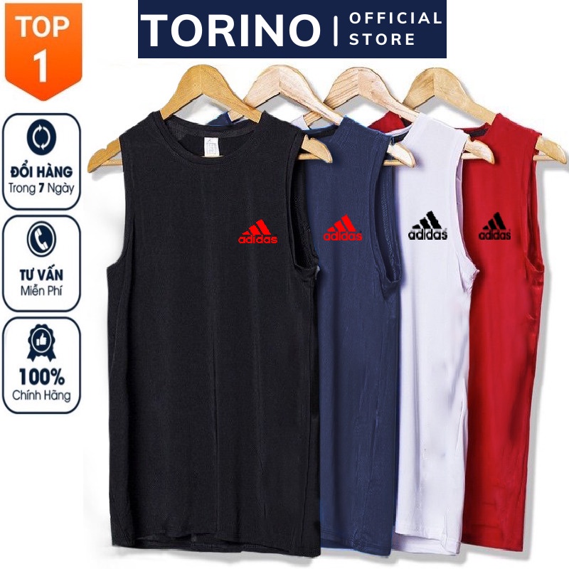 Áo ba lỗ nam, áo sát nách, áo chơi thể thao, áo tập gym chất vải Cotton Thái co giãn 4 chiều, thoáng mát, form đẹp