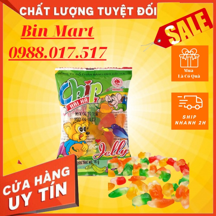 Kẹo dẻo chip Hải Hà gói 16g