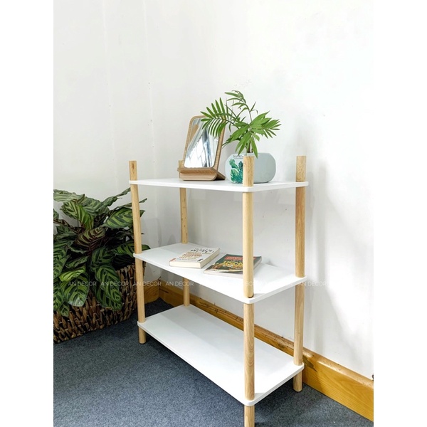 Kệ Gỗ Decor 2-3-4 Tầng Phong Cách Châu Âu Kệ Trang Trí Kệ Mỹ Phẩm Kệ Sách