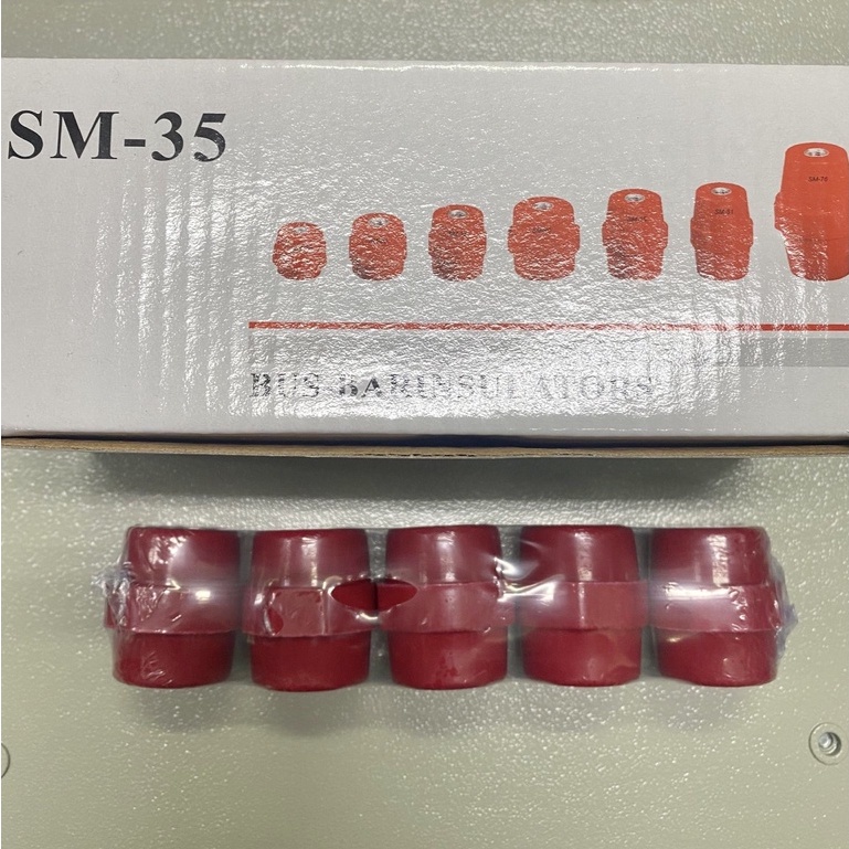 Sứ Đỡ Thanh Cái Đồng SM-35 - Sứ 35 - Sứ Đỏ Cách Điện Hạ Thế 35mm