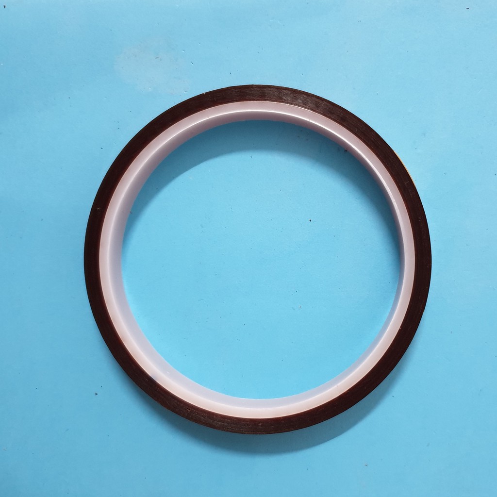 Băng keo chịu nhiệt 10mm 15mm 20mm, băng dính chịu nhiệt, băng keo kapton