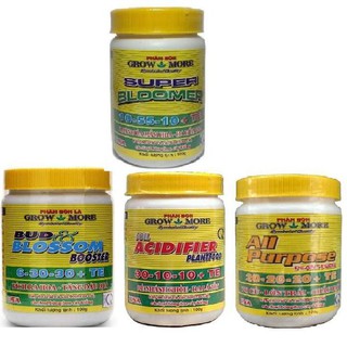 Phân bón lá cao cấp GROWMORE 15 -30-15+TE hộp 500gr