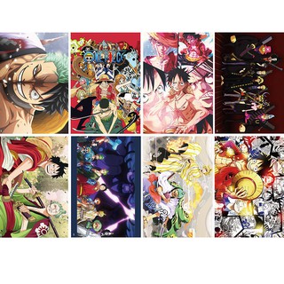 Poster nhân vật trong thế giới One Piece