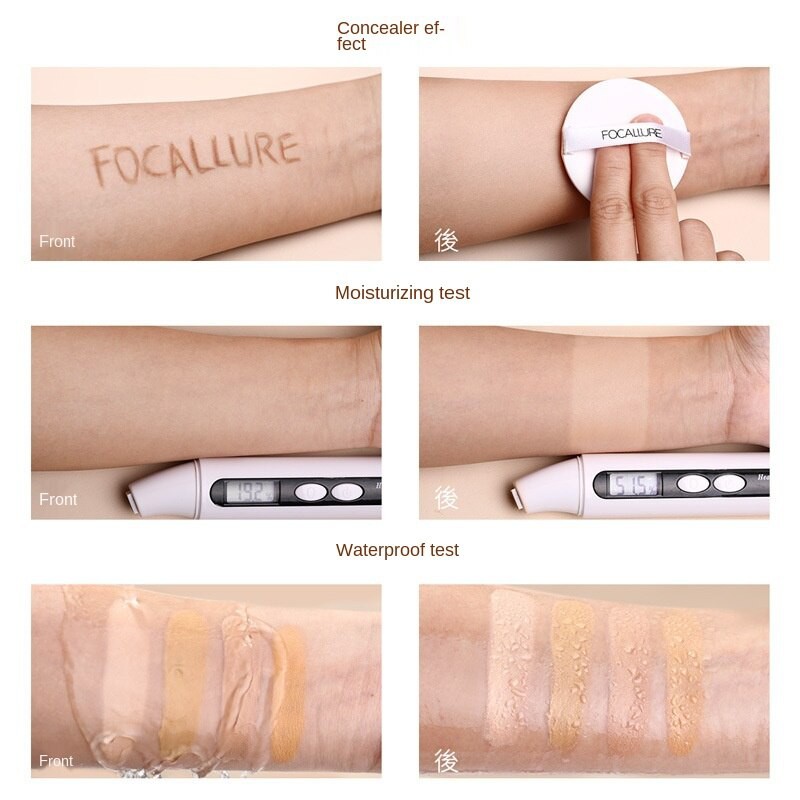 (Hàng Mới Về) phấn nước Kem Bb Dạng Air Cushion FOCALLURE tẩy da chết Che Khuyết Điểm Làm Sáng Da Phấn phủ mĩ phẩm nội địa trung | BigBuy360 - bigbuy360.vn