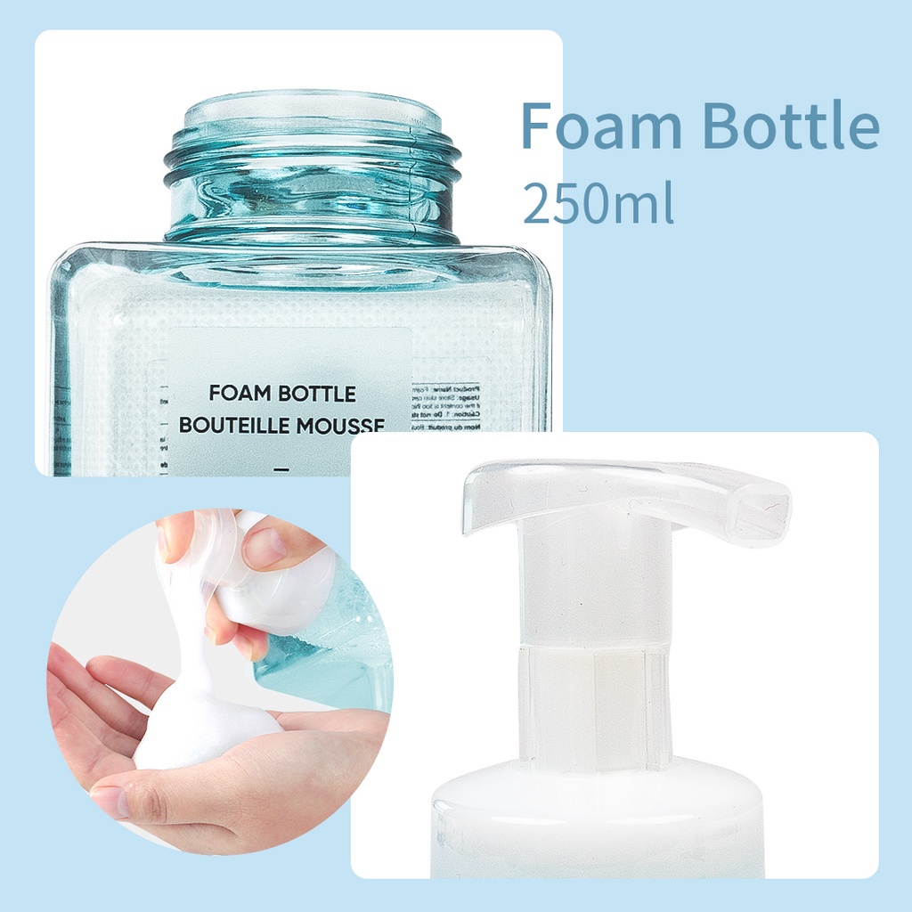 Bình chiết mỹ phẩm tạo bọt Miniso 250ml - Hàng chính hãng