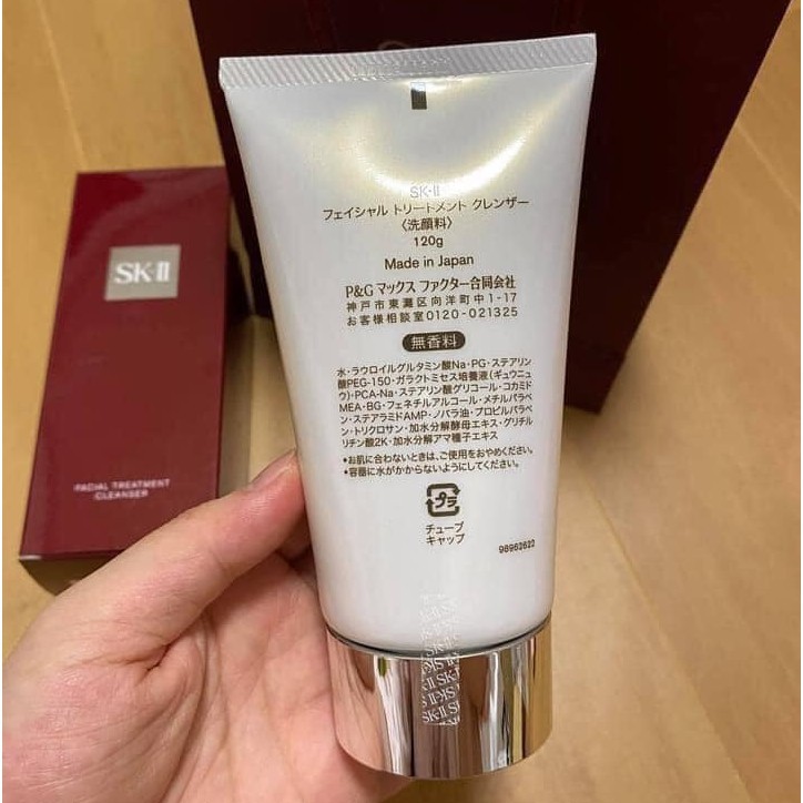 Sữa Rửa Mặt SKII 120Gr - SRM SK-II Nhật Bản - hangxachtaybaoanshop
