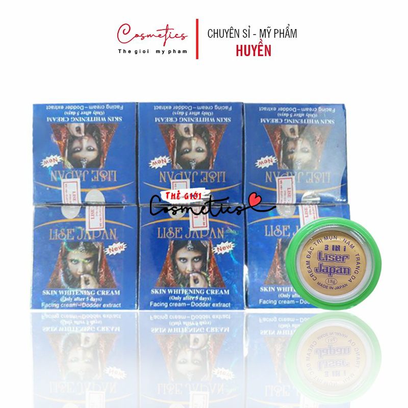 Kem Cô gái Ấn Liser Japan dưỡng da hủ 18g