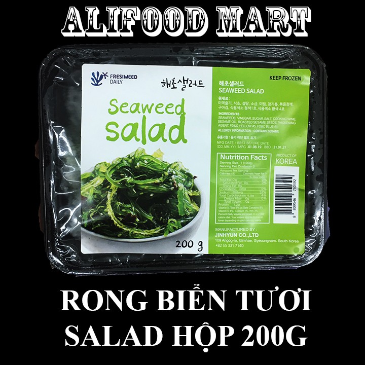 RONG BIỂN TƯƠI LÀM SALAD 200GR/GÓI (SHOP XIN PHÉP CHỈ SHIP Ở HÀ NỘI VÀ CÁC TỈNH LÂN CẬN)