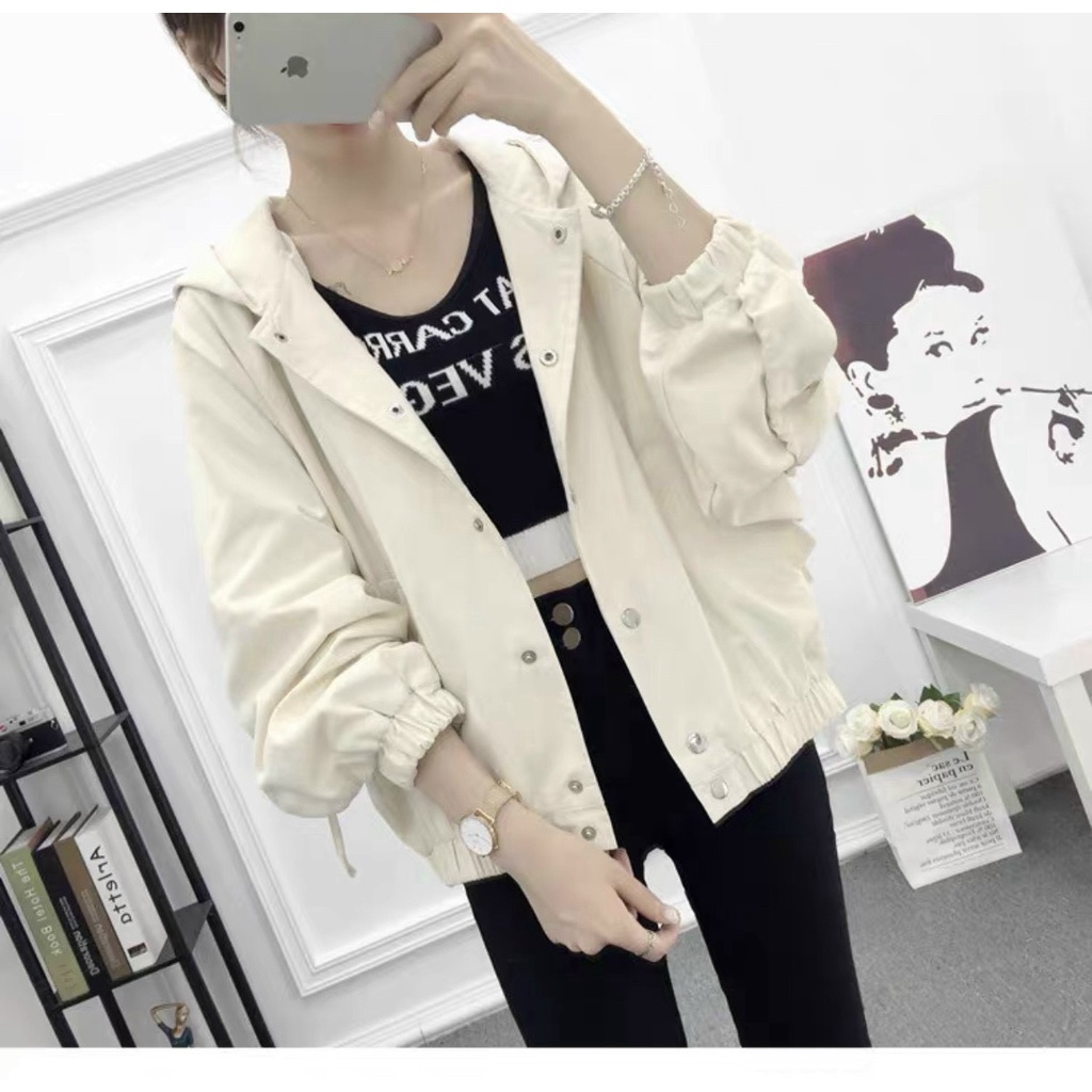 ÁO KHOÁC NỮ CHẤT KAKI 1 LỚP THIẾT KẾ GIẢN ĐƠN CỰC NGẦU SIÊU PHẨM DUYÊN DÁNG CỦA CÁC NÀNG