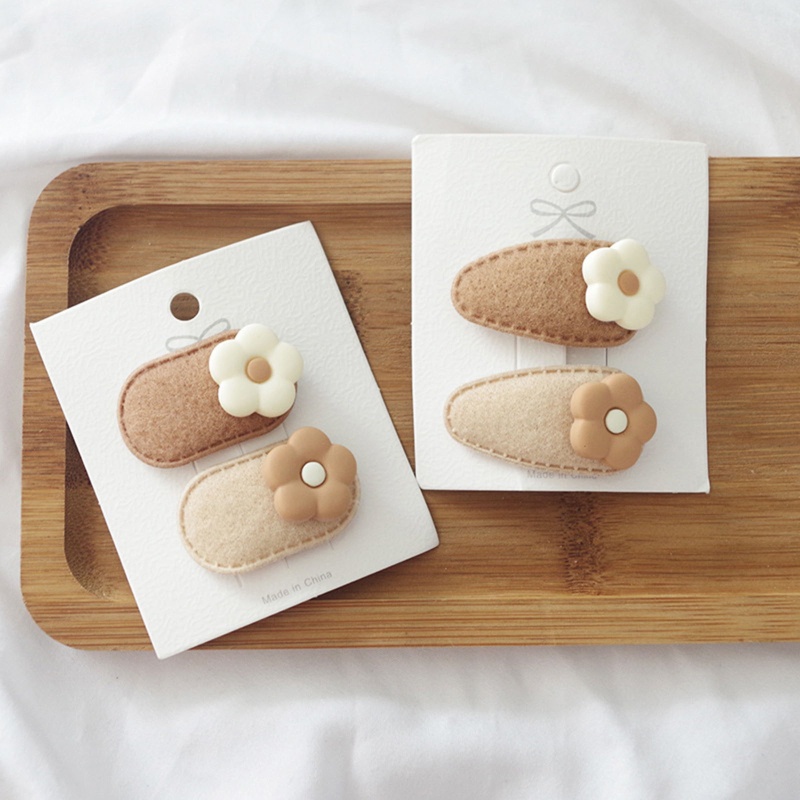 Set 2 Kẹp Tóc Hình Hoa Xinh Xắn Dành Cho Nữ