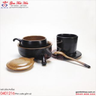Phin cafe gốm sứ bát ủ giữ nóng cà phê